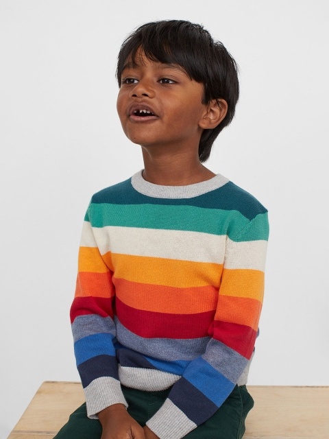 

H&M Boys Multicoloured Knitted Jumper, Multi