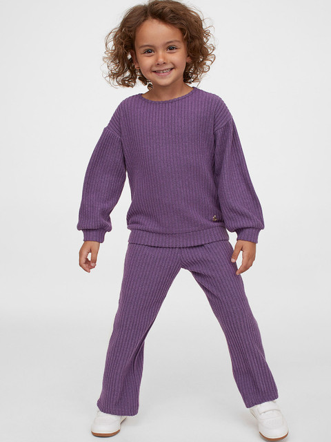 

H&M Kids Girls Purple 2-piece set