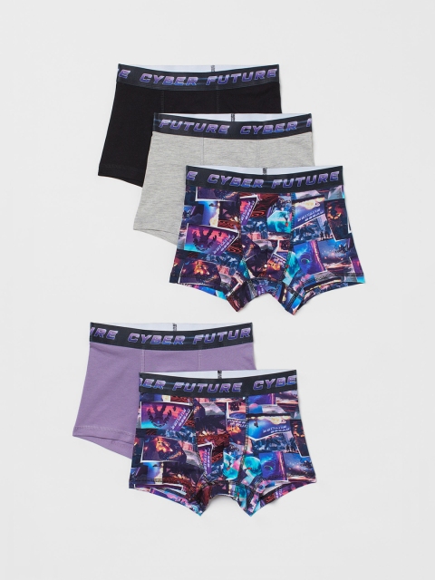 

H&M Boys Pack of 5 Boxer Shorts 0767123050, Multi