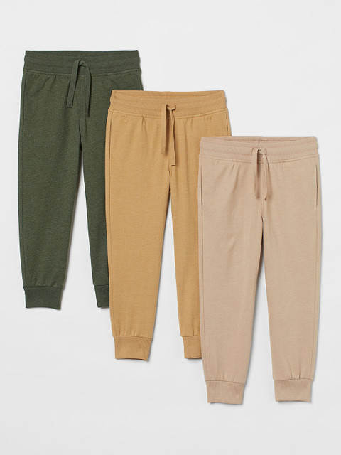 

H&M Boys 3-pack joggers, Green
