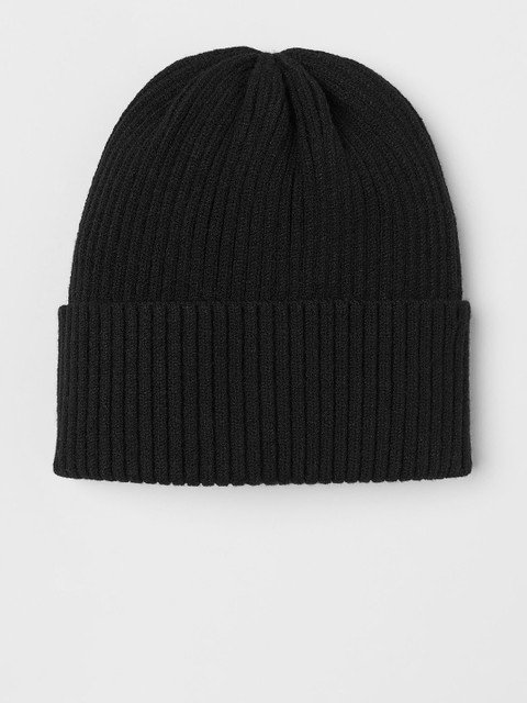 

H&M Women Black Knitted Hat