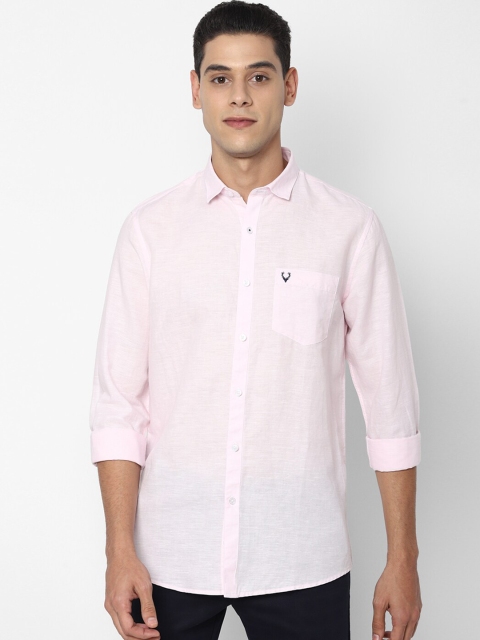 

Allen Solly Men Pink Slim Fit Opaque Casual Shirt