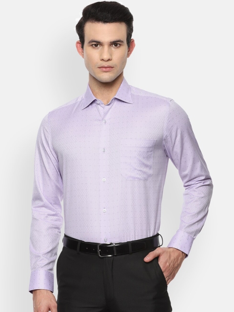 

Louis Philippe Gods & Kings Men Purple Opaque Formal Shirt