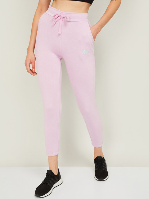 

Kappa Women Purple Solid Cotton Joggers