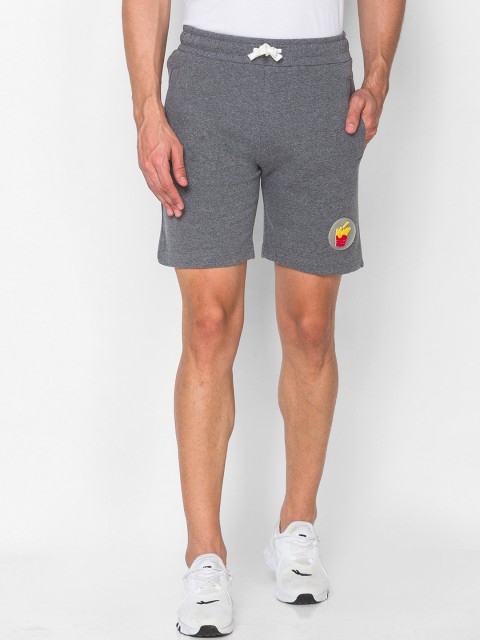 

Smugglerz Men Grey Melange Solid Pure Cotton Boxers