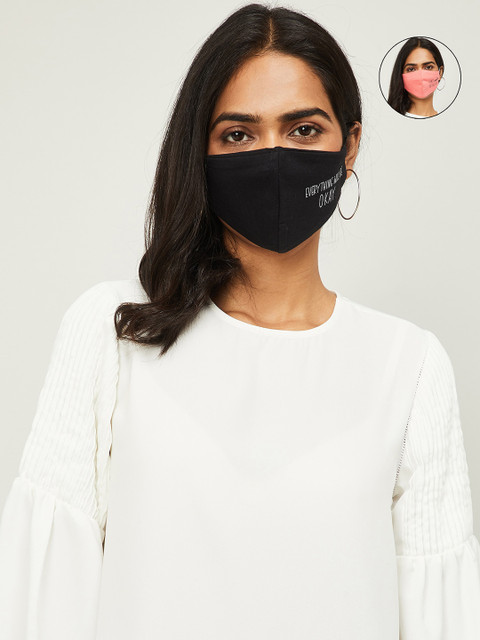 

Ginger by Lifestyle Women Multi 2 Pcs Cotton Outdoor Masks