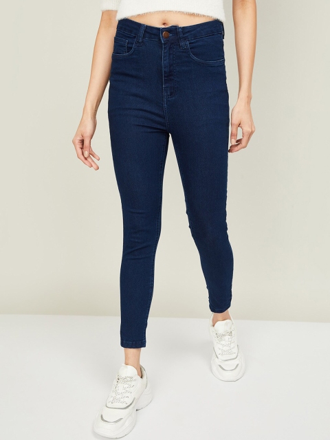 

Fame Forever by Lifestyle Women Navy Blue Cotton Jeans