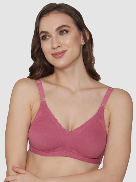 

Kalyani Pink Full Coverage Seamless T-shirt Bra 5023- BLUSH 32 D-BLUSH