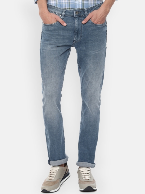 

Louis Philippe Jeans Men Blue Slim Fit Light Fade Jeans