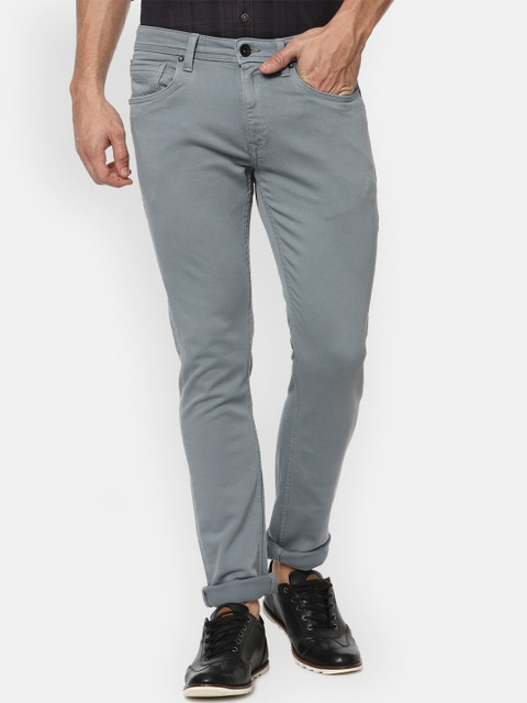 

Louis Philippe Jeans Men Grey Slim Fit Jeans