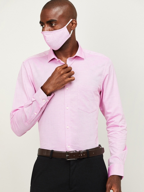 

CODE by Lifestyle Men Pink Slim Fit Casual Shirt