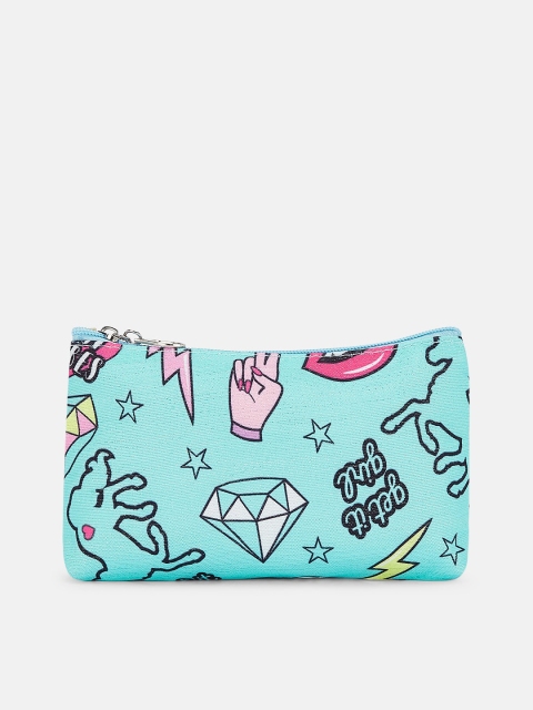 

Forever Glam by Pantaloons Women Blue & Black Printed Organiser