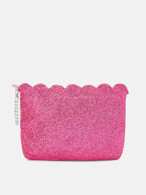 

Forever Glam by Pantaloons Pink Glitter Pouch