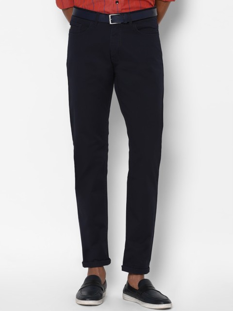 

Solly Jeans Co. Men Black Slim Fit Trousers