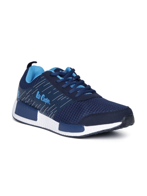 

Lee Cooper Men Blue Solid Sneakers