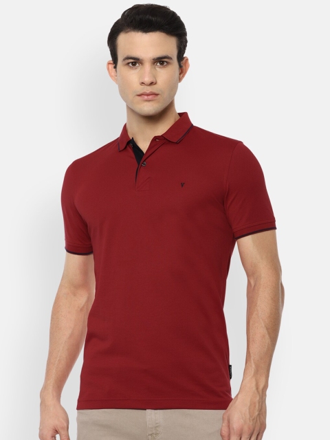 

Van Heusen Sport Men Maroon Polo Collar T-shirt
