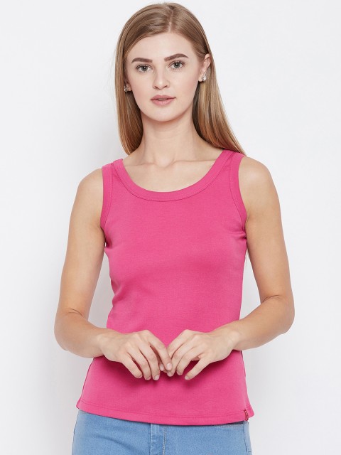 

Madame Women Rose Solid Cotton Camisoles