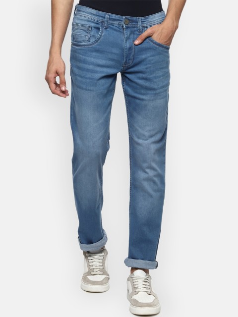 

V Dot Men Blue Slim Fit Light Fade Jeans