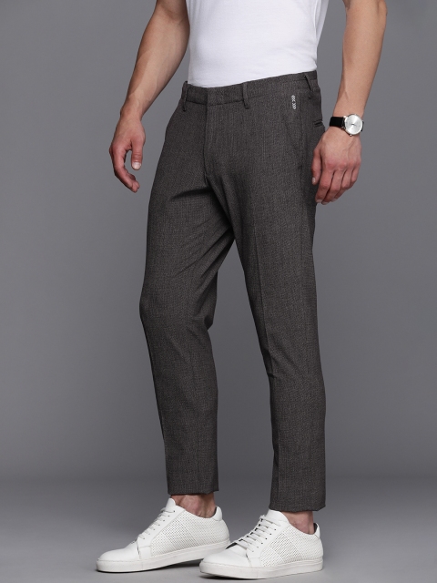 

Louis Philippe Sport Men Grey Comfy Tapered Fit Trousers