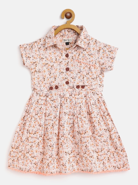 

Bella Moda Off White Floral Fit and Flare Dress