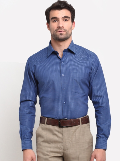 

La Mode Men Blue Opaque Formal Shirt