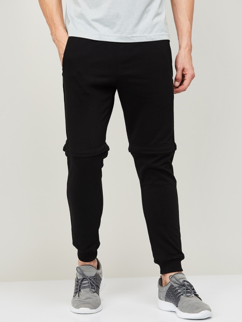 

Bossini Men Black Solid Cotton Joggers
