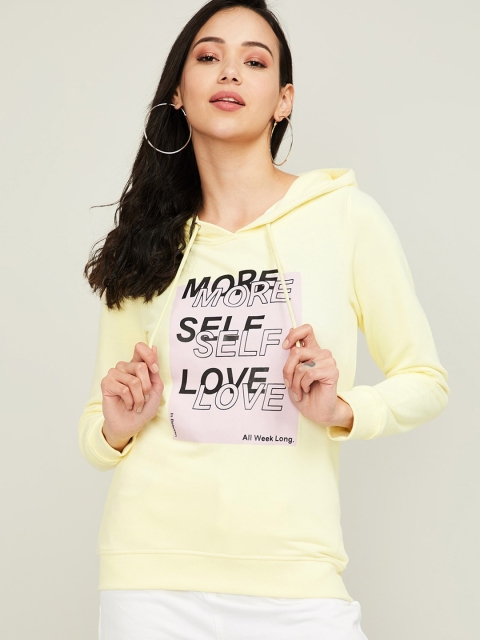 

Fame Forever by Lifestyle Women Yellow Printed Sweatshirt