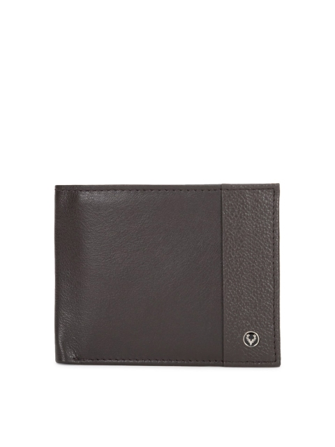 

Allen Solly Men Brown Leather Two Fold Wallet