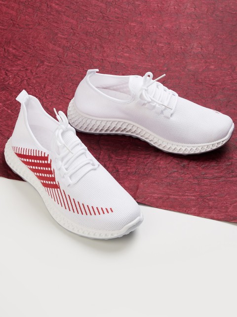 

Forca by Lifestyle Men White Striped Sneakers