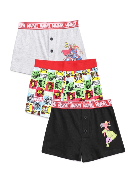

Charm n Cherish Boys Pack Of 3 Assorted Pure Cotton Boxers BDBXO5