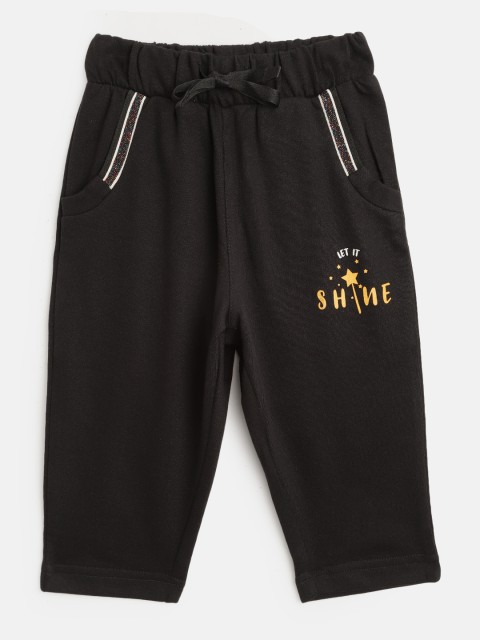 

Sweet Dreams Girls Black Solid Capris