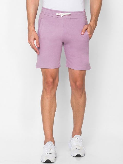 

Smugglerz Men Lavender Regular Shorts