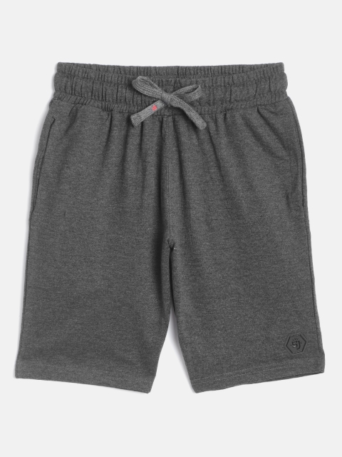 

Sweet Dreams Boys Charcoal Grey Solid Lounge Shorts