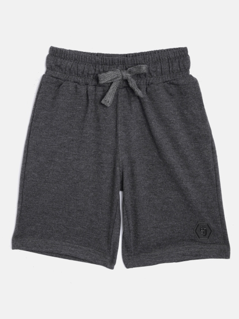 

Sweet Dreams Boys Charcoal Grey Solid Lounge Shorts