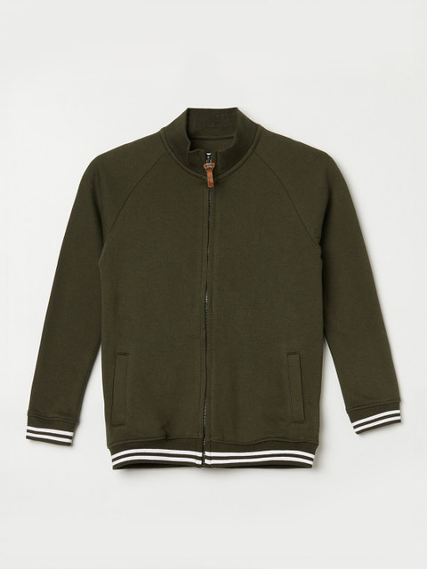 

Fame Forever by Lifestyle Boys Olive Green Cotton Sweatshirt