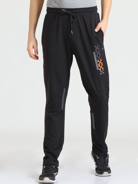 

Poker Active Men Black Printed Regular Fit Track Pants