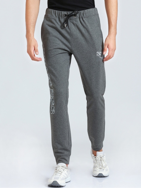 

Poker Active Men Charcoal Printed Regular Fit Track Pants