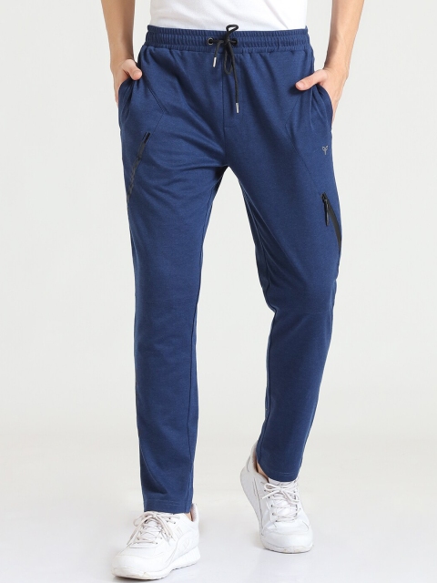 

Poker Active Men Navy Blue Solid Regular Fit Track Pant