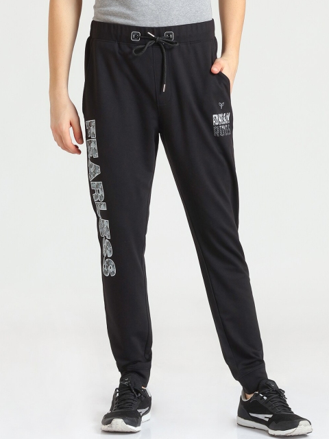 

Poker Active Men Black Printed Regular Fit Track Pants