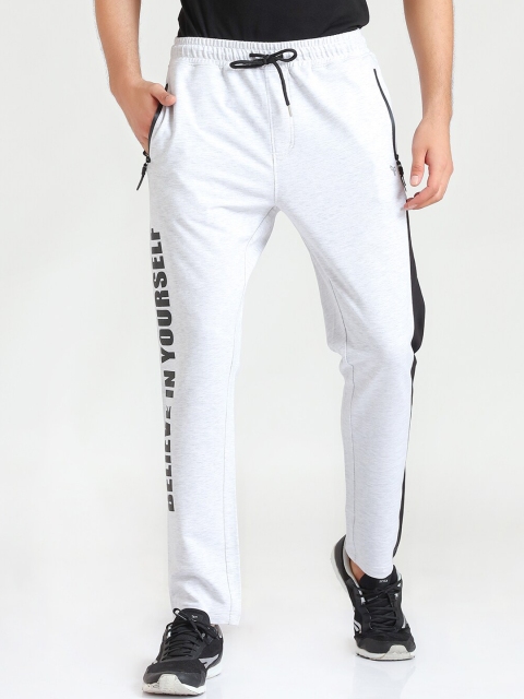 

POKER ACTIVE Men Grey Printed Regular Fit Track Pant