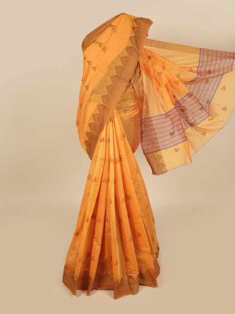 

Pothys Yellow Woven Design Saree