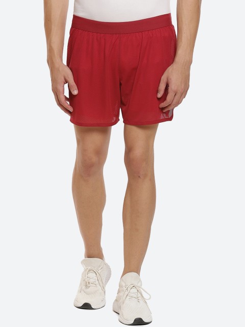 

ASICS Men Maroon Sports Shorts