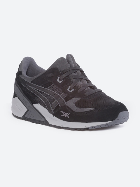 

ASICS Men Black & Grey Colourblocked PU Sneakers