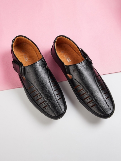 

CODE by Lifestyle Men Black & Brown Shoe-Style Sandals