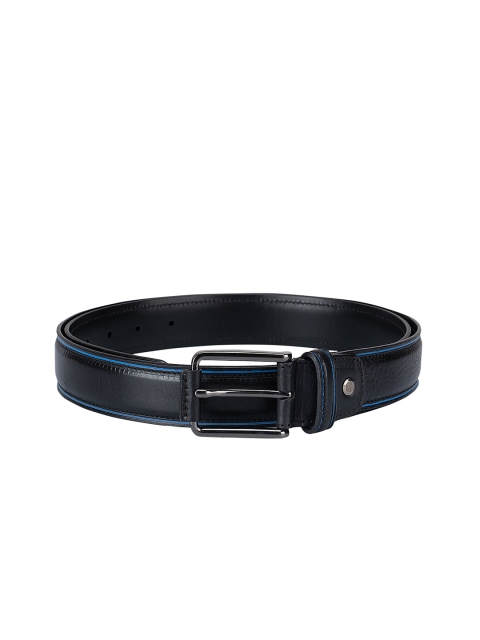 

Da Milano Men Black Leather Formal Belt