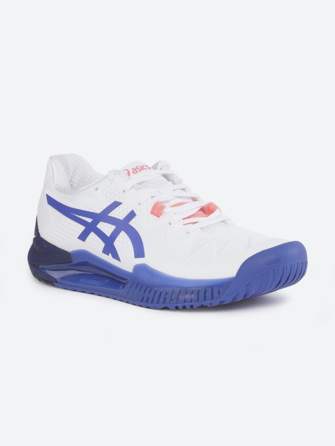 

ASICS Women White Tennis Non-Marking Shoes