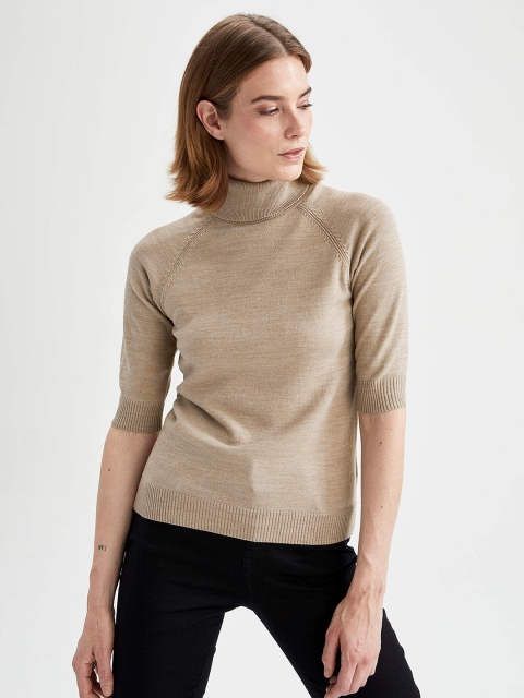 

DeFacto Women Beige Pullover