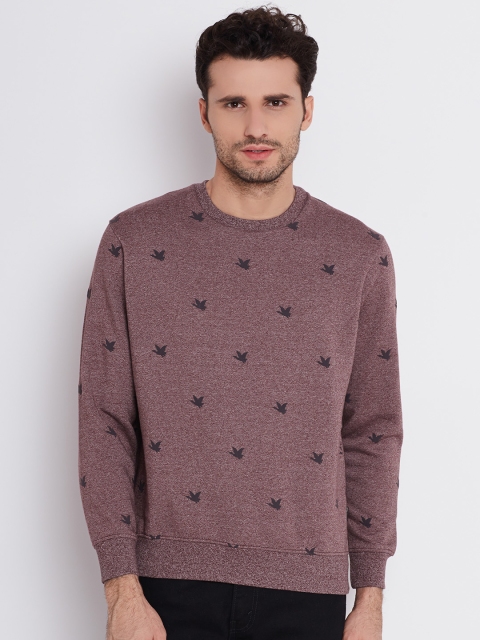 

Monte Carlo Burgundy Flock Print Sweatshirt