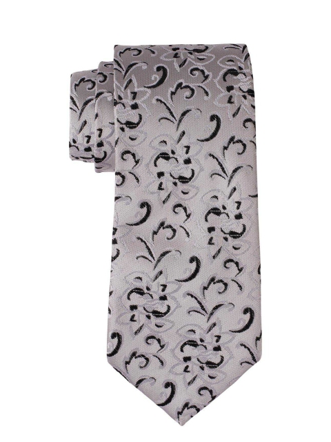 

The Tie Hub Men Mauve & Black Woven Design Broad Tie