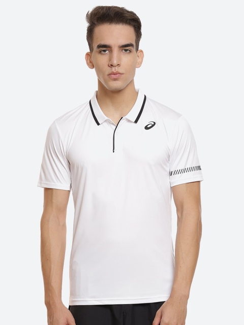 

ASICS Men White Court M Polo Collar T-shirt